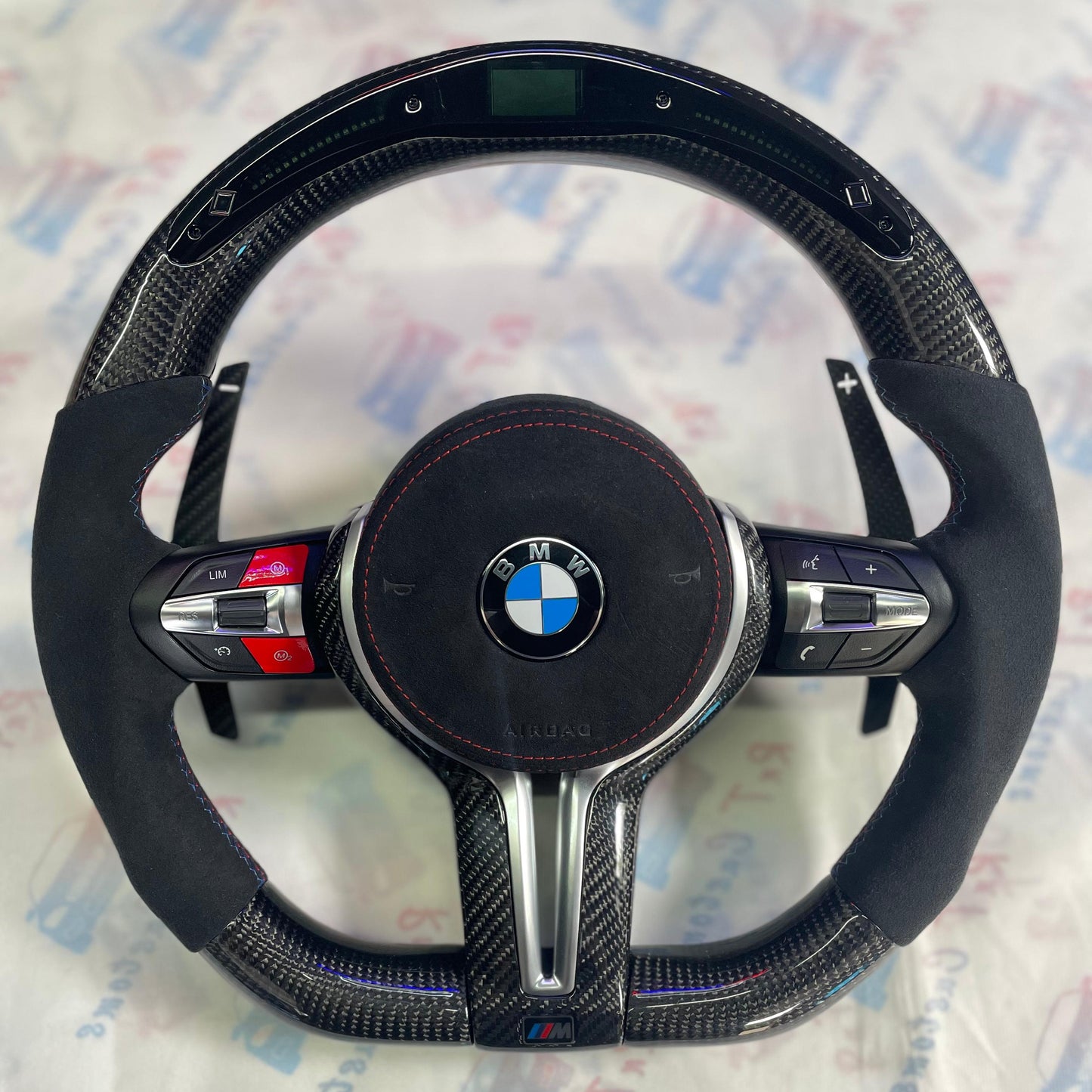 BMW (F Series) LED Carbon Fibre Steering Wheel