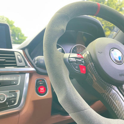 BMW Alcantara / Leather Flatbottom Steering Wheel