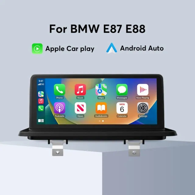 10.25" Wireless CarPlay Android auto Screen for BMW Series 1 E87 E88 E81 E82 Head Unit (CIC)