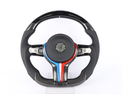 BMW (F Series) LED Carbon Fibre Steering Wheel Full Set