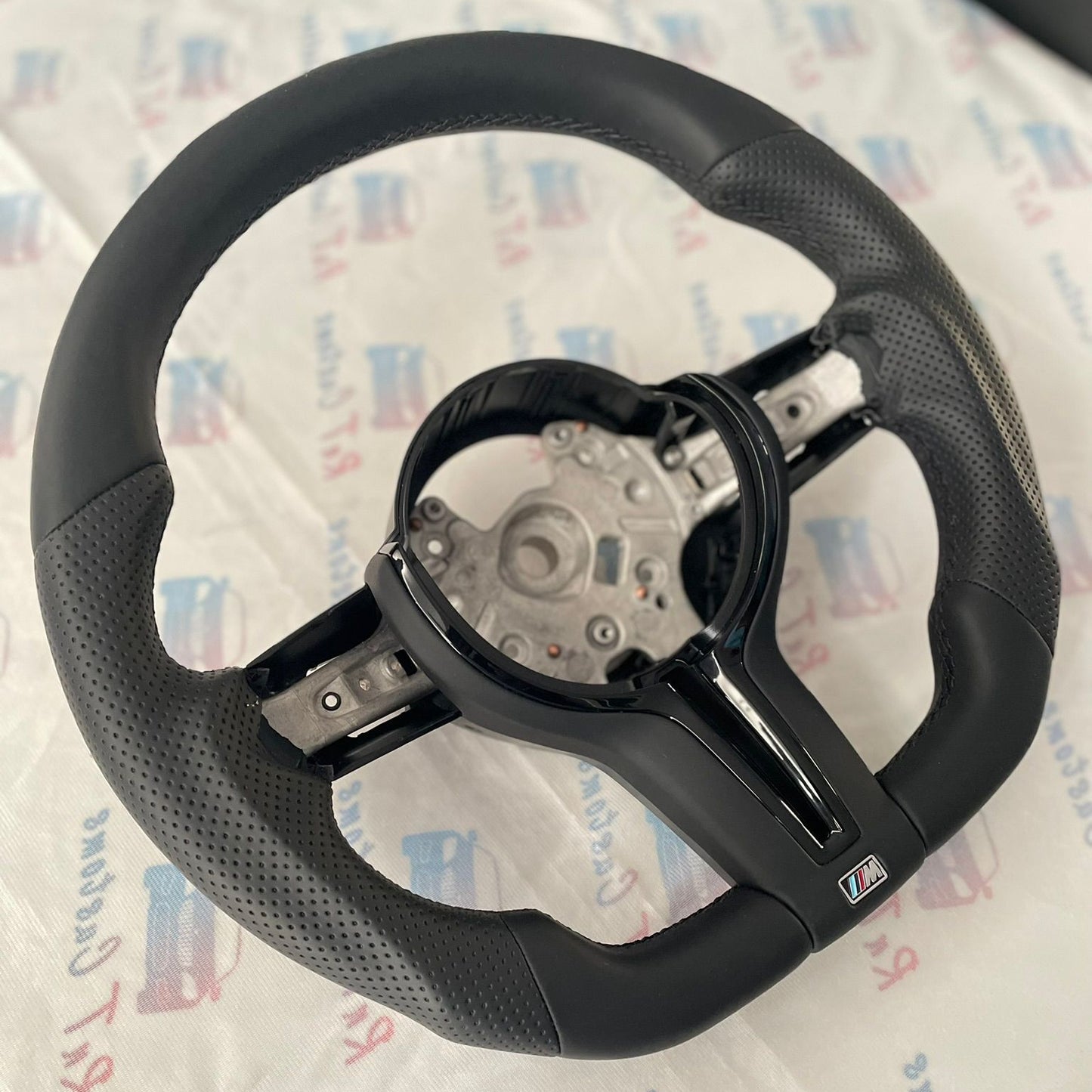 BMW Alcantara / Leather Flatbottom Steering Wheel