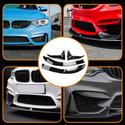 BMW F80 F82 F83 M3 M4 M PERFORMANCE GLOSS BLACK FRONT SPLITTER LIP SPOILER